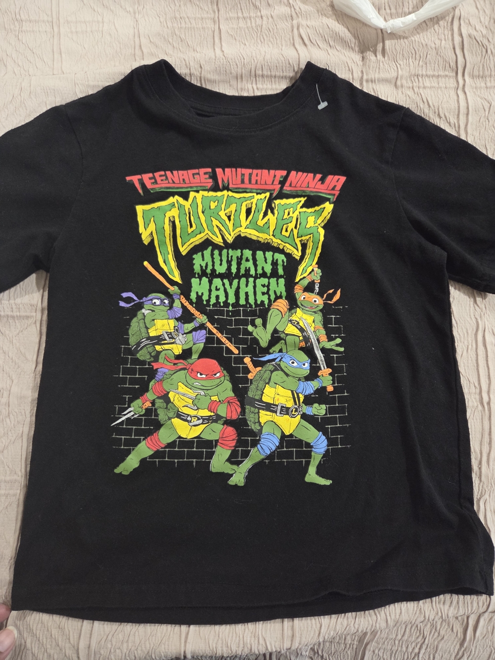 Teenage Mutant Ninja Turtles Black Short Sleeve Tee - Kids